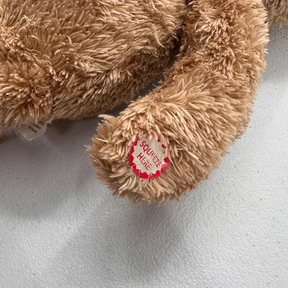 Hallmark Reindeer Bear‎ Plush Jingle Bells Sound & Red Bow Christmas Decor 14